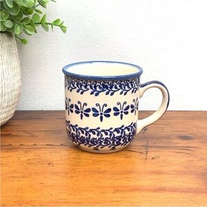 Polish Pottery | Boleslawiec Butterfly Mug